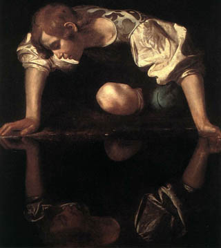 Caravaggio Narcissus full size